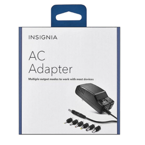 Ensemble d'adaptateurs secteur 7 embouts d'Insignia 3V to 12V