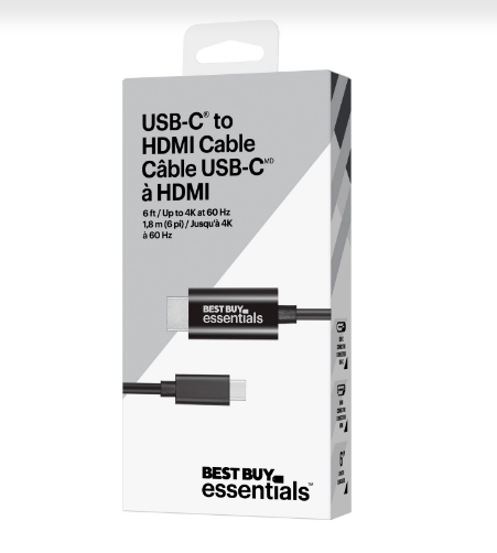 Câble HDMI USB-C à 4K UHD de 1,8 m (6 pi) – Image 3