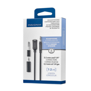 Ensemble d'extension d'écouteurs de 3,66 m (12 pi) d'Insignia