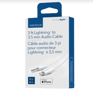 Câble Lightning/stéréo 3,5 mm de 0,9 m (3 pi)