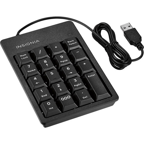 Pavé numérique avec fil ergonomique d'Insignia – Image 2